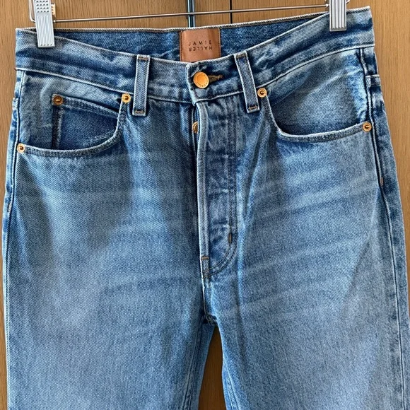 Jamie Haller The Sunday high rise straight leg Denim Jeans Women’s size 24 - Picture 3 of 11